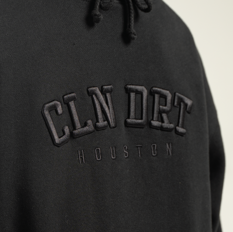 CLN-DRT Hoodie - Black / Black – Cleandirtclothing