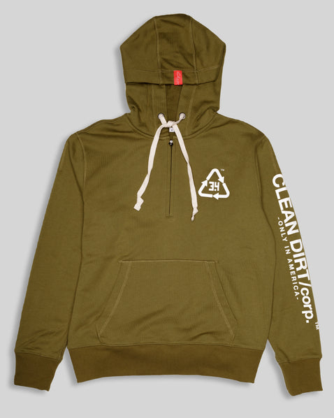 Common Law Hoodie -Olive